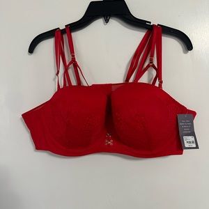 Red Cacique Strappy Bra size 44B
